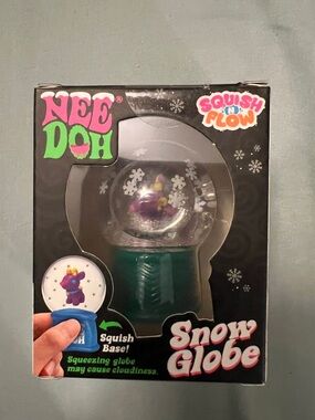 NeeDoh snow globe - brand new in package -rare